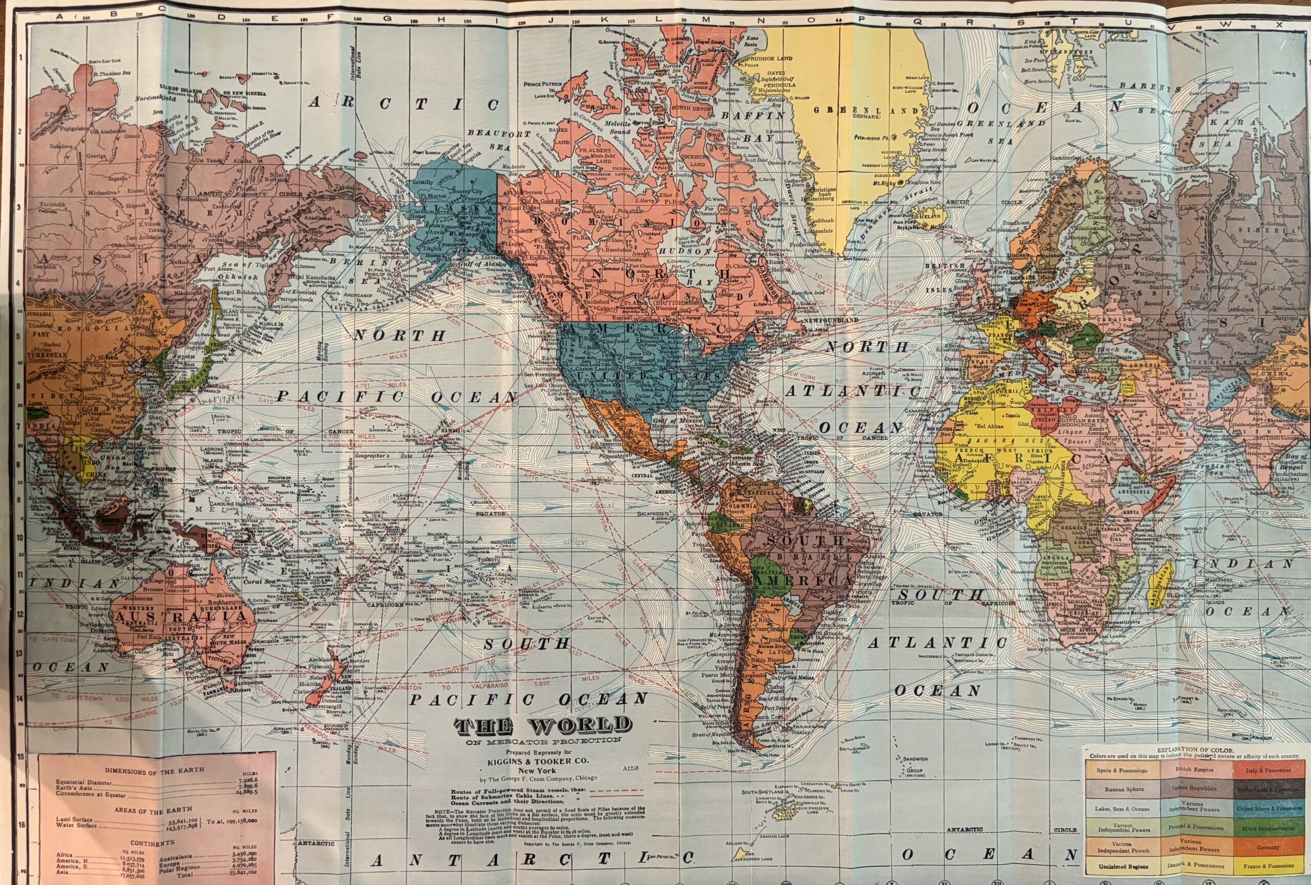 Unfolding Grandma’s Secret: An Antique World Map Journey